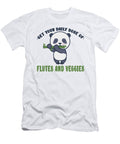 Flutist Vegetables Cute Panda Vegan Bamboo Flute Toms Store T-Shirt