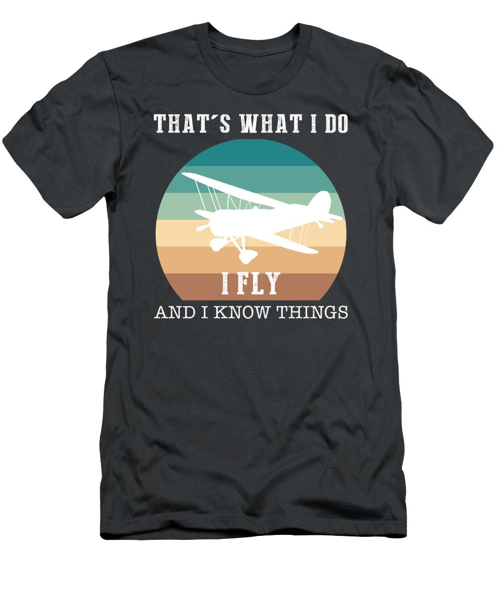 Fly High with Thats What I Do I Rcplane Funny Rcplane Funny T-Shirt