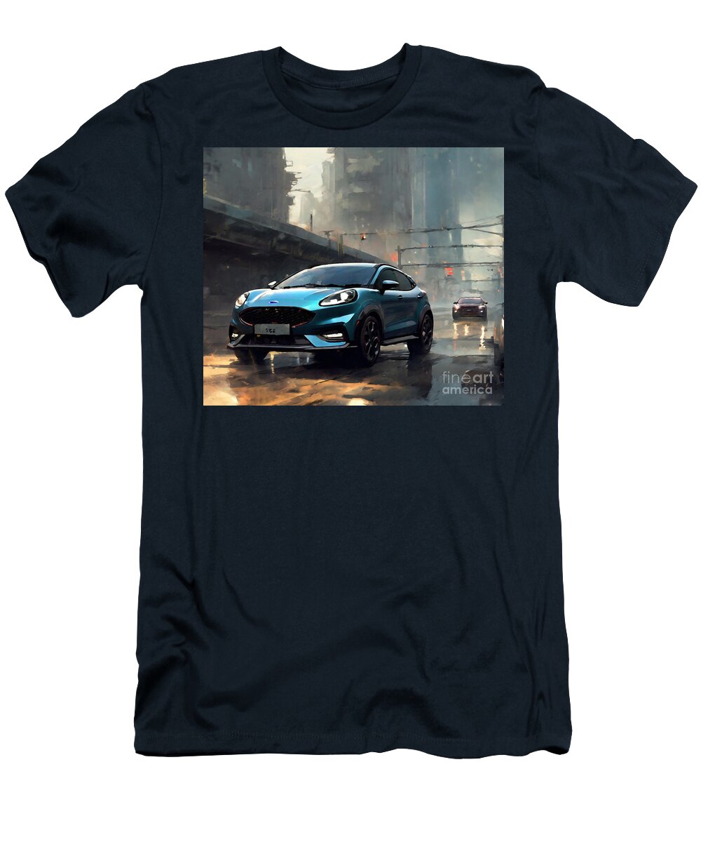 Ford Puma St Line Highway 2021 Cars Au Spec Compact Crossovers Cortez Schinner T-Shirt