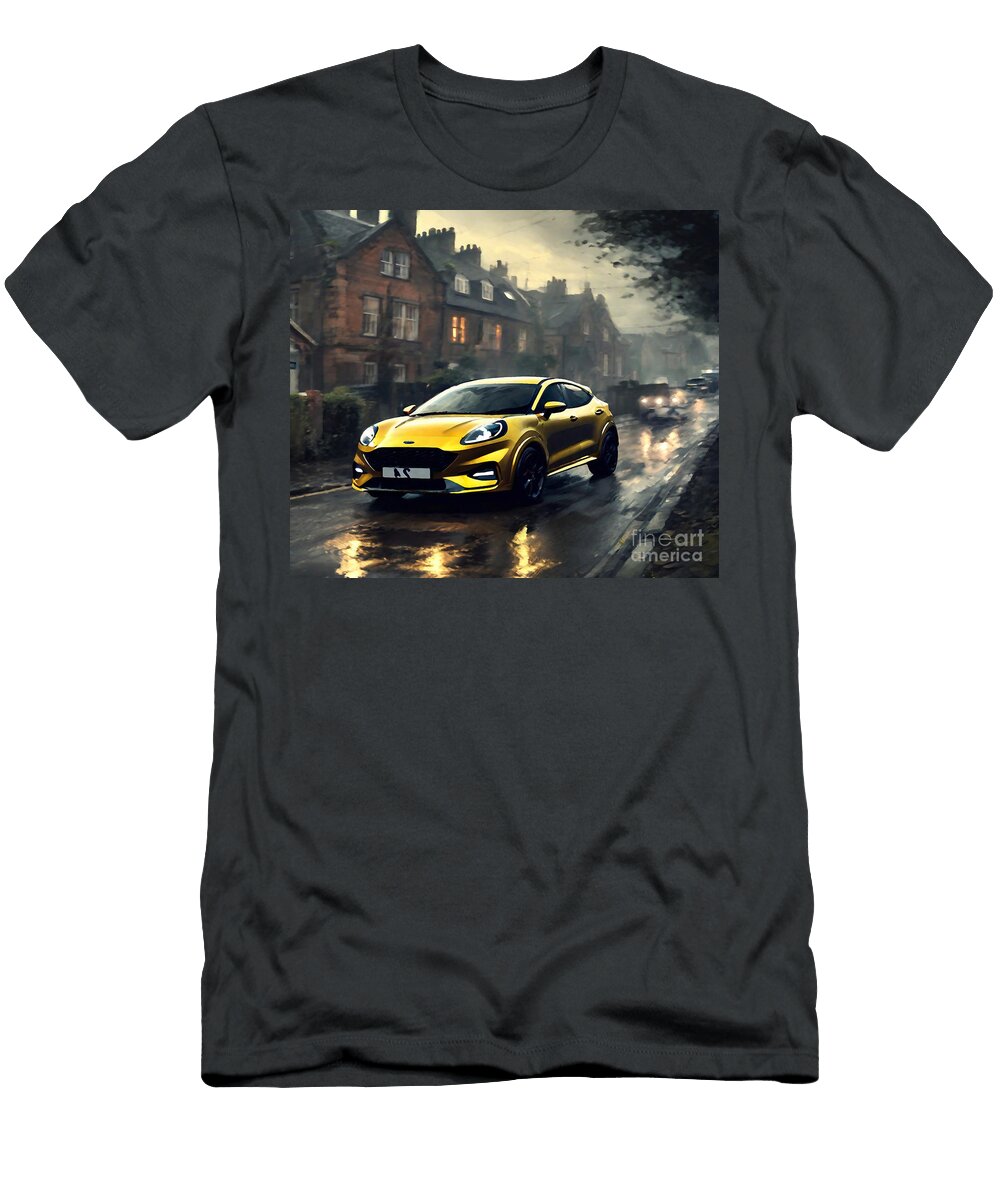 Ford Puma St Line Road 2020 Cars Hdr UK Spec Cortez Schinner T-Shirt