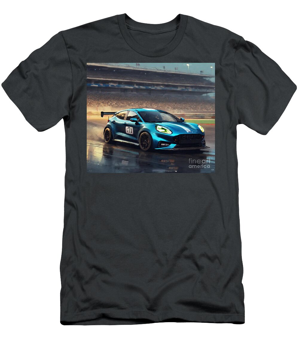 Ford Puma St Raceway 2022 Cars UK Spec Cortez Schinner T-Shirt
