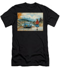 Ford Puma Vintage Car By the Lake with Mountain View in Japan Kyran Estrada T-Shirt
