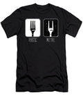 Fork Turned From Plastic to Metal Funny Pun Metalcore Heavy Metal Plastic Metal Fork Gift Thomas Larch T-Shirt