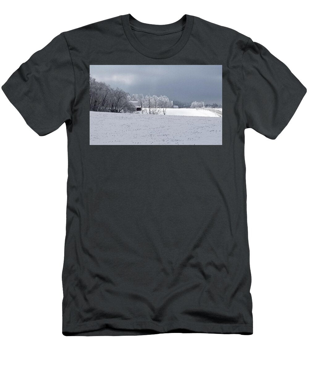 Forlorn Snow Scene Douglas Barnett T-Shirt