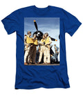 Four Pilots Converse on Flight Deck of Carrier Upon Return From Flights in Tiffs 1953 Celestial Images T-Shirt