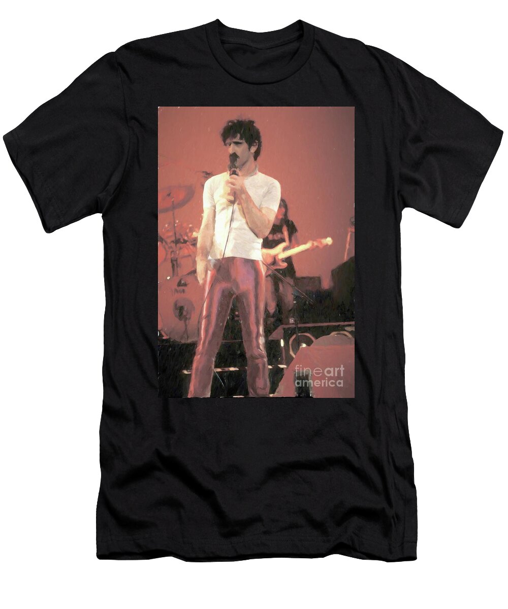 Frank Zappa Painting Concert Photos T-Shirt