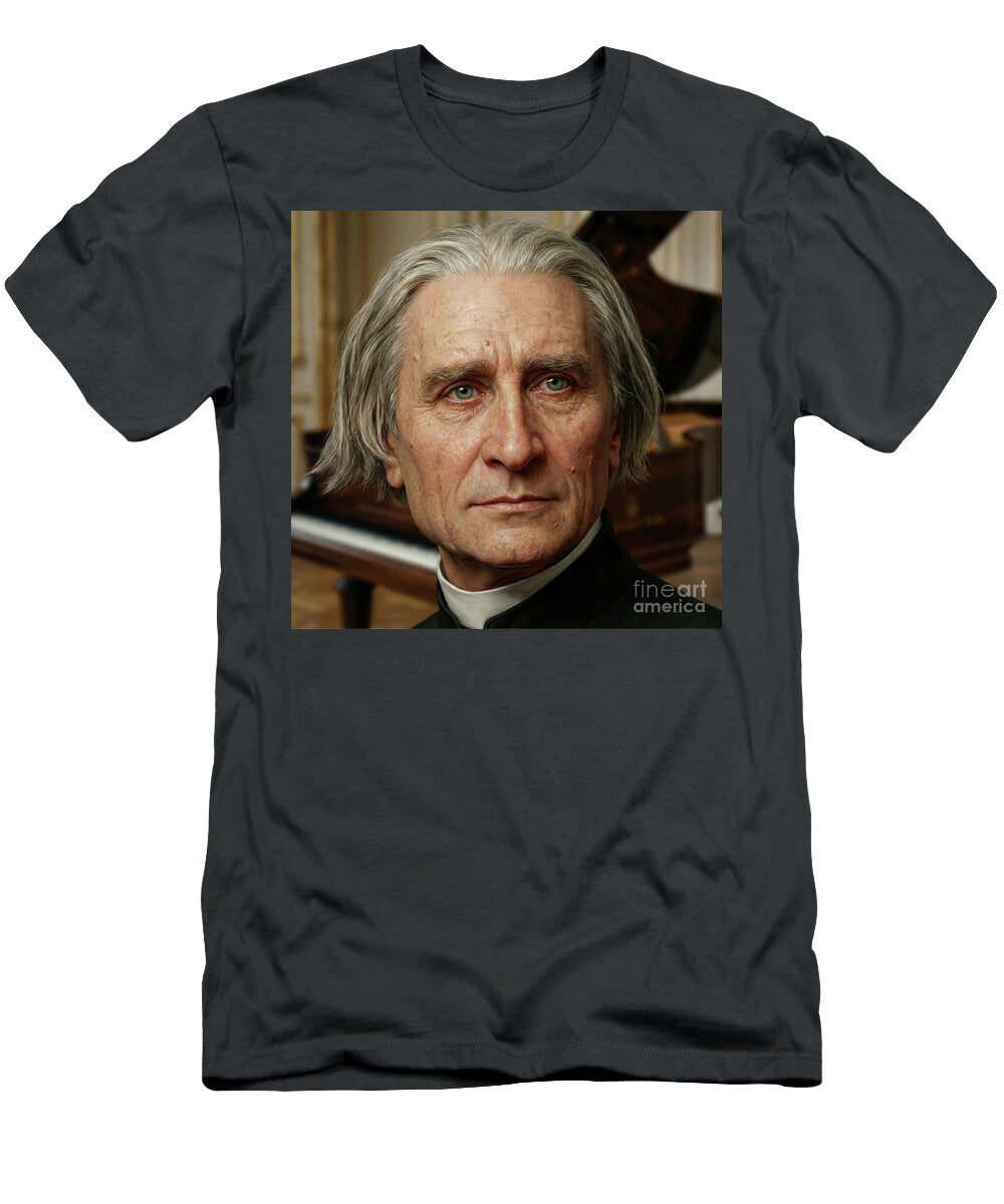 Franz Liszt the Visionary Master Gianpiero Lauretta T-Shirt