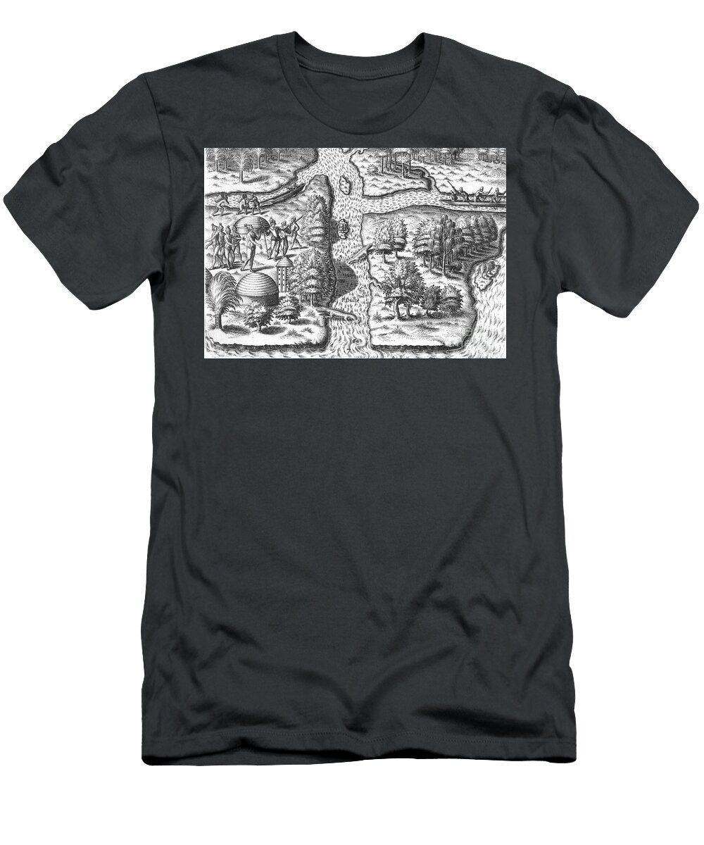 French Captain Conversing Theodor De Bry T-Shirt