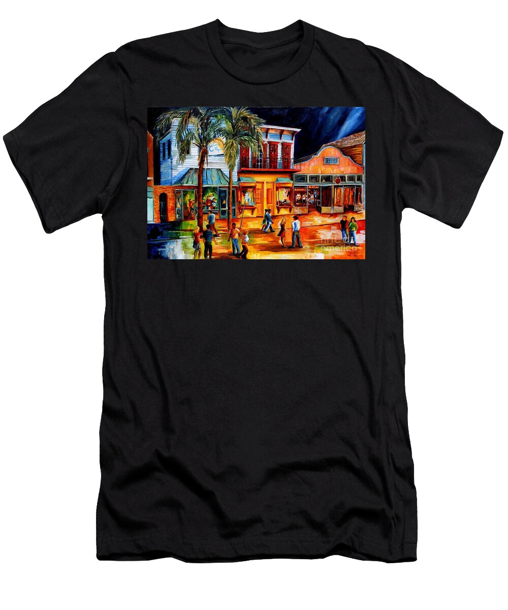 Frenchmen Street Night Diane Millsap T-Shirt