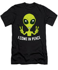 Funny Alien Ufo Space Rave Edm Music I Come in Peace Eq Designs T-Shirt