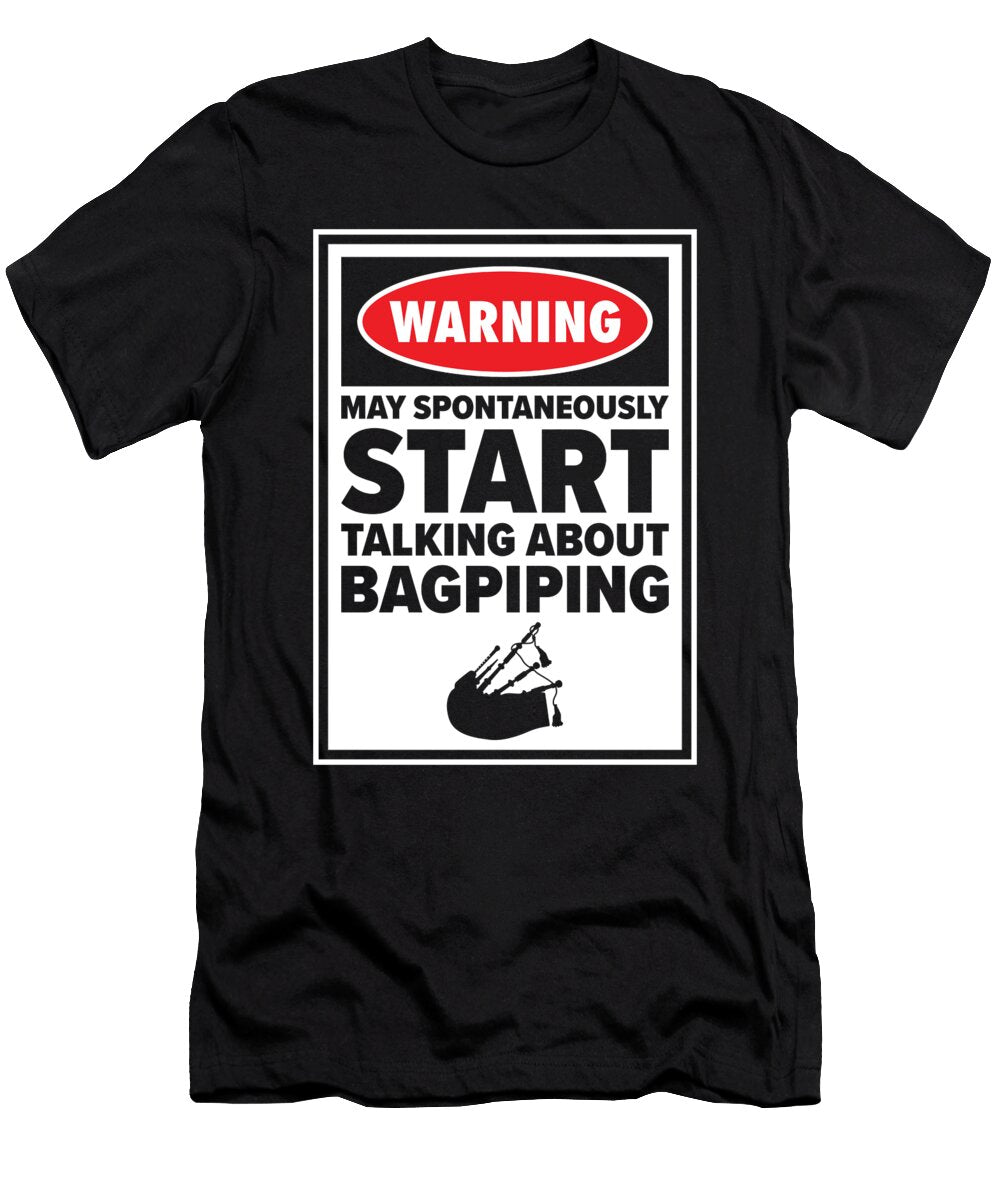 Funny Bagpiper Bagpiping Scotsman Musician Toms Store T-Shirt