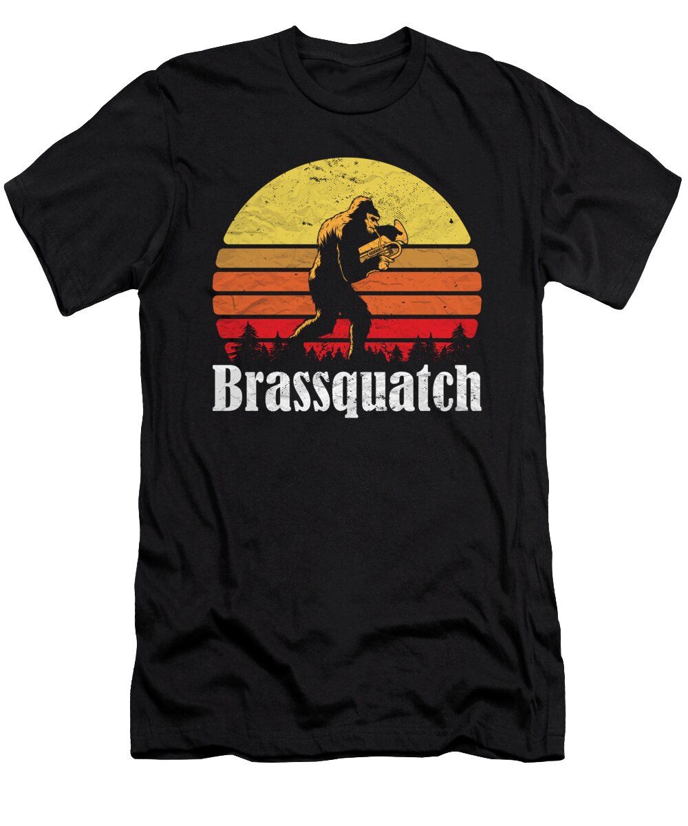 Funny Bigfoot Tuba Player Tubist Me T-Shirt