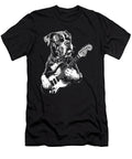 Funny Boxer Dog Playing Electric Guitar Rock Dog Sophie Eleanor T-Shirt