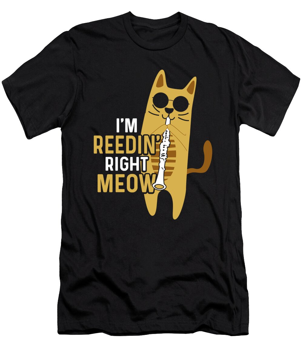 Funny Clarinet Cat Me T-Shirt