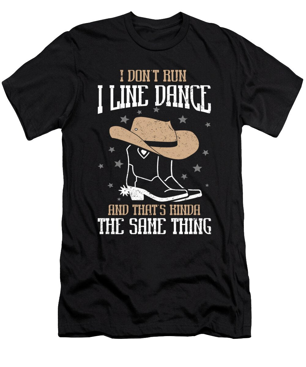 Funny Cowboy Line Dancing Me T-Shirt