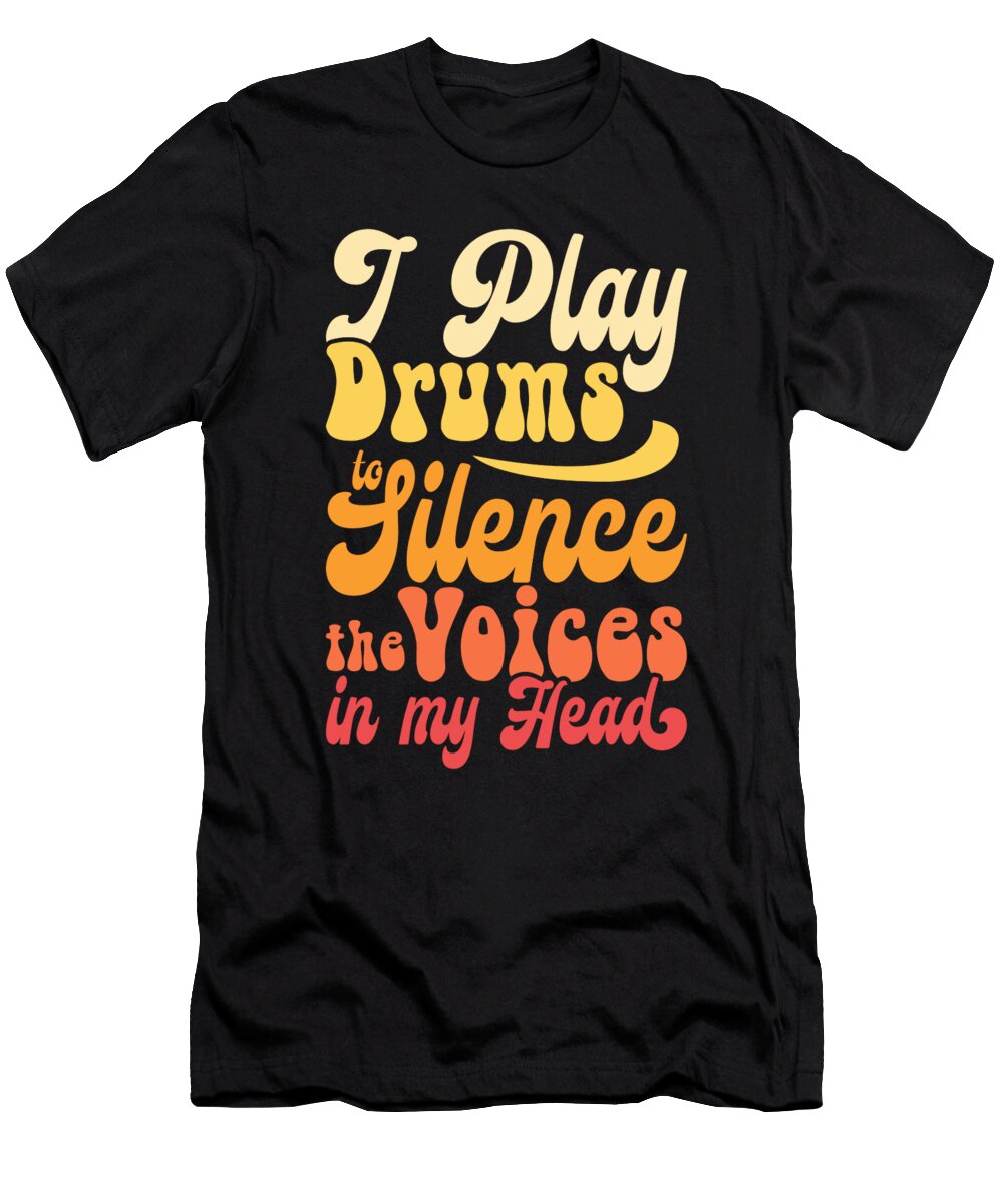 Funny Drumming Quote Retro Me T-Shirt