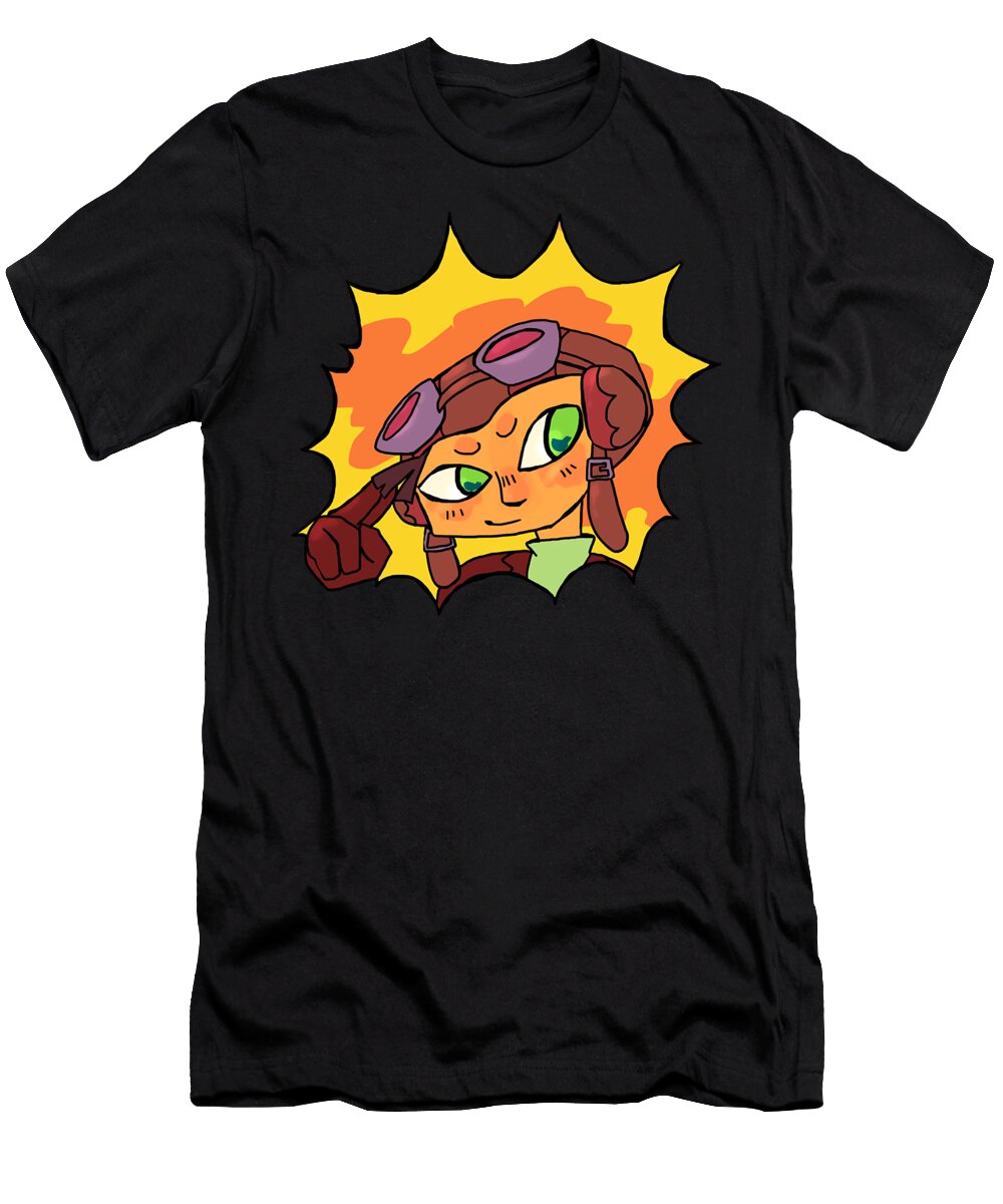 Funny Gift Psychonauts Print Gamer Art Graphic for Fan Douxie Grimo T-Shirt