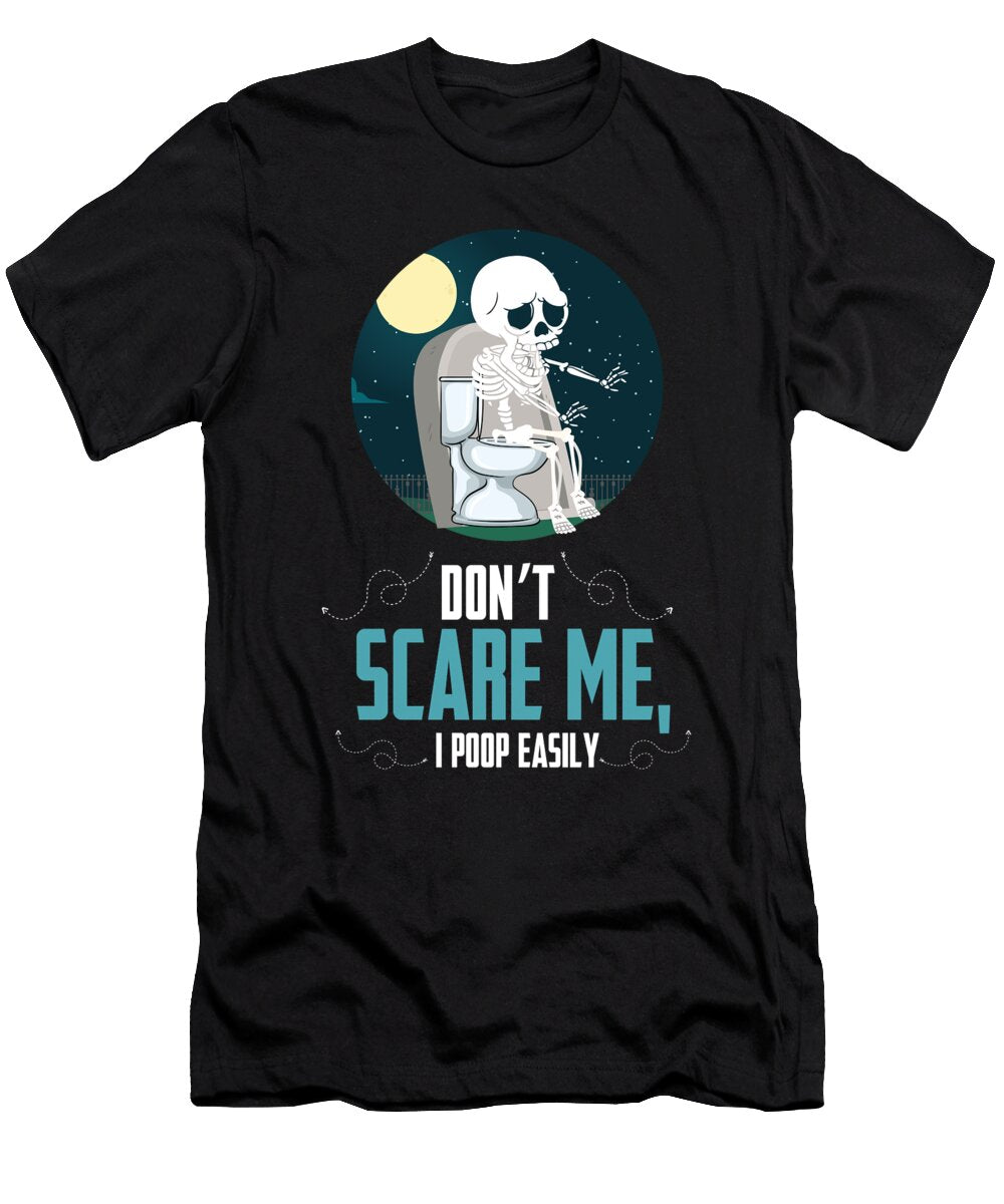 Funny Grave Skeleton Poops At Tomb Jk T-Shirt