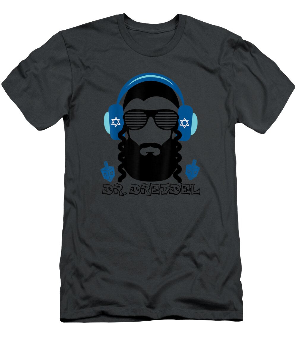 Funny Hanukkah Rapper DJ Chanukah Dr Dreidel Oghenetejiri5c T-Shirt