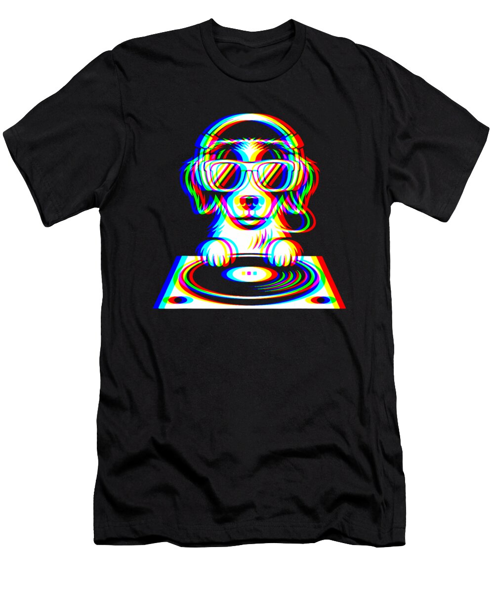 Funny Kooikerhondje DJ Glitch Rave Edm Music Studi Alex T-Shirt