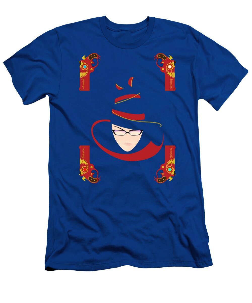Funny Man Action Bayonetta Adventure Game Music Vintage Mizorey T-Shirt