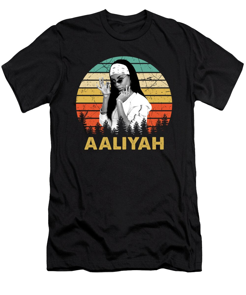 Funny Music Lover Gift Aaliyah for Fans Roya Steward T-Shirt