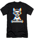 Funny Rat Terrier DJ Glitch Rave Edm Music Party Yah Lishr T-Shirt