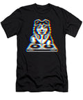 Funny Rough Collie DJ Glitch Rave Edm Music Yah Lishr T-Shirt