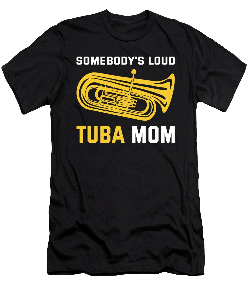 Funny Tuba Player Mom Me T-Shirt
