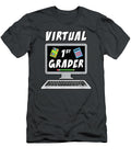 Funny Virtual 1st Grader Student Remote Learning O Glenc Lylie T-Shirt