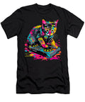 Fur Flying Beats Cat Djs Party Mix Dnt Prints Art T-Shirt