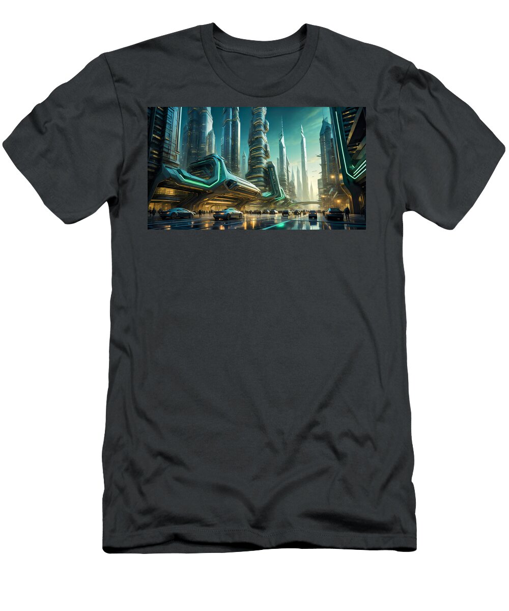 Futuristic City Tricky Woo T-Shirt
