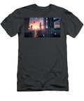 Futuristic Cityscape At Dusk Mango Art T-Shirt