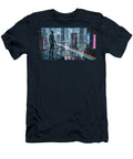 Futuristic Cityscape with Robot Mango Art T-Shirt
