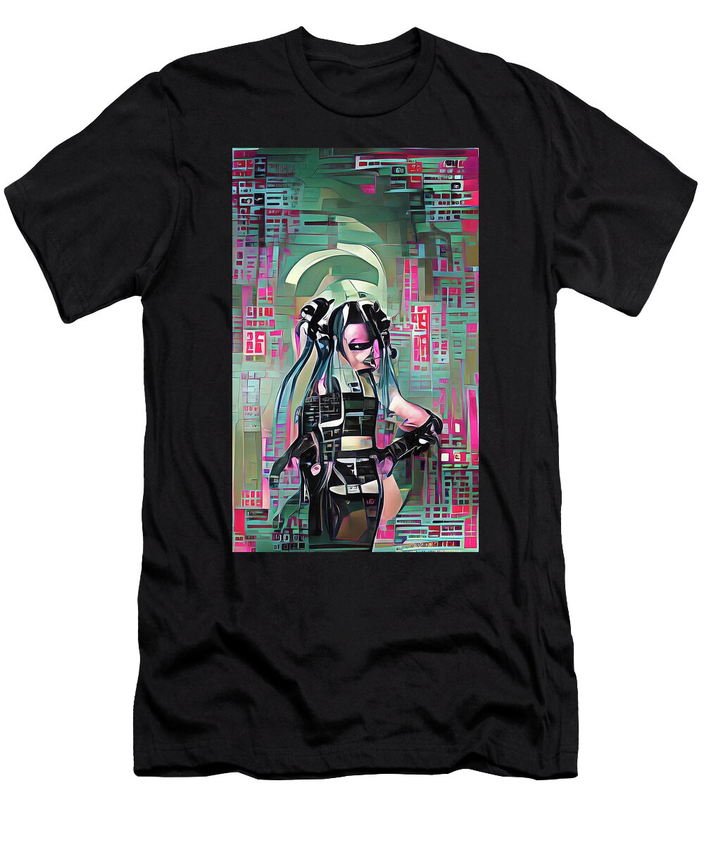 Futuristic Cybergoth Fantasy Style 01 Matthias Hauser T-Shirt