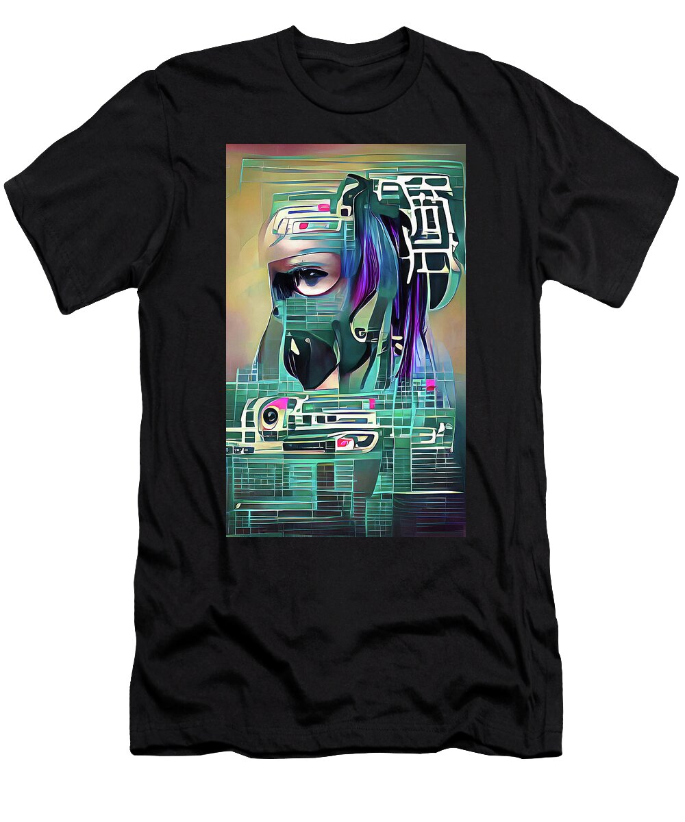 Futuristic Cybergoth Fantasy Style 04 Matthias Hauser T-Shirt