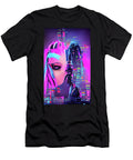 Futuristic Cybergoth Portrait Fantasy Style 12 Matthias Hauser T-Shirt