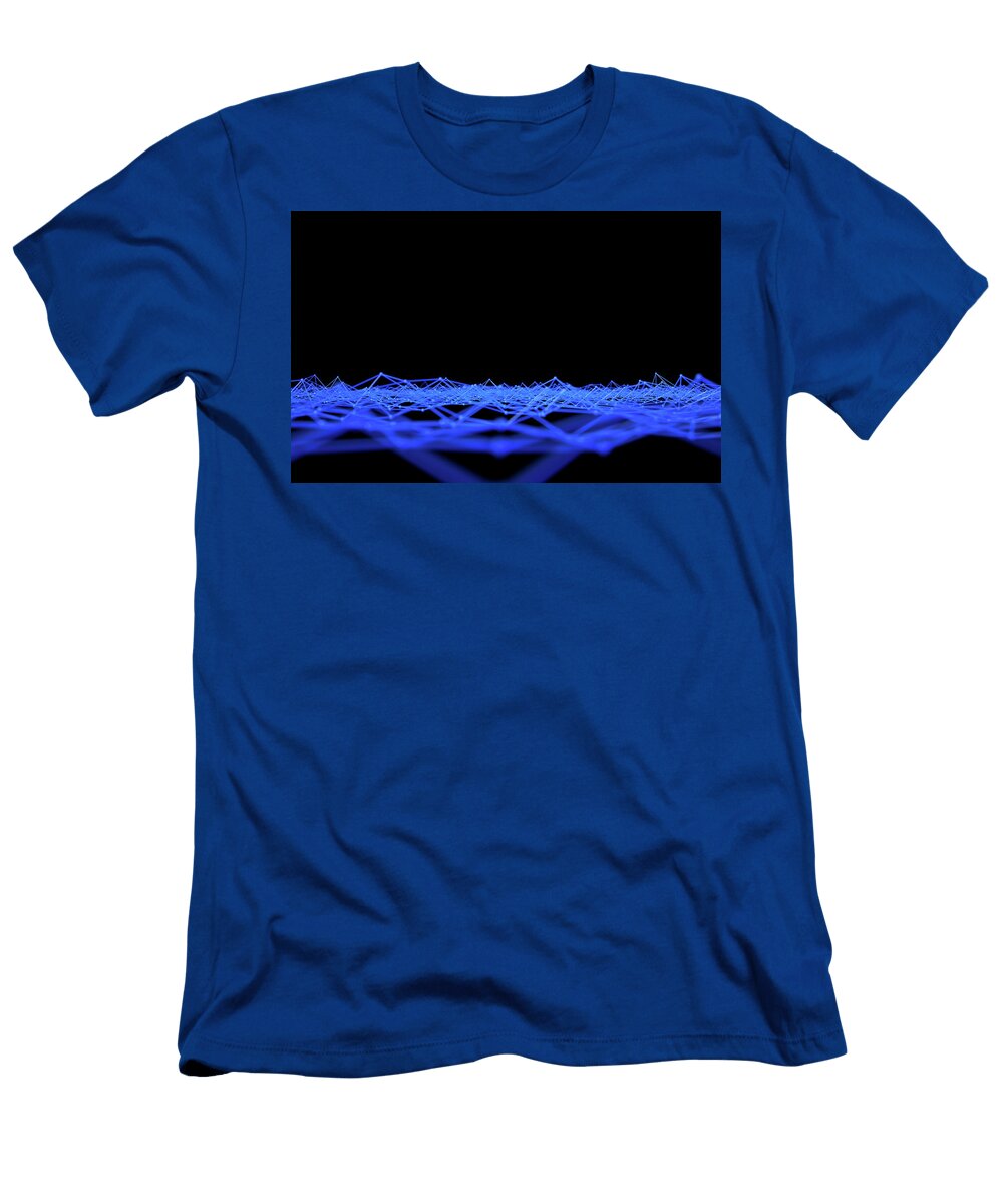 Futuristic Plexis Background Allan Swart T-Shirt