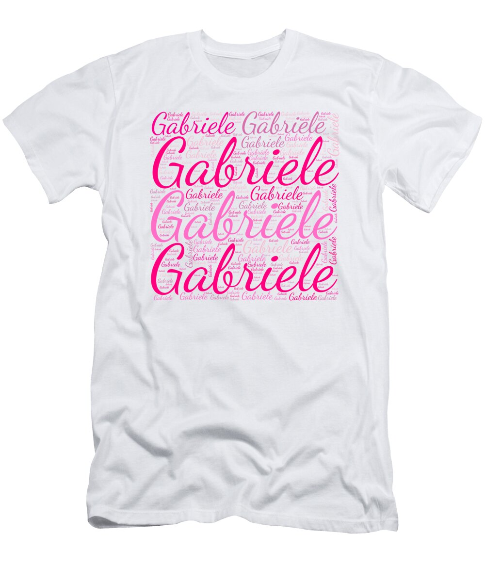 Gabriele Names Without Frontiers Vidddie Publyshd T-Shirt
