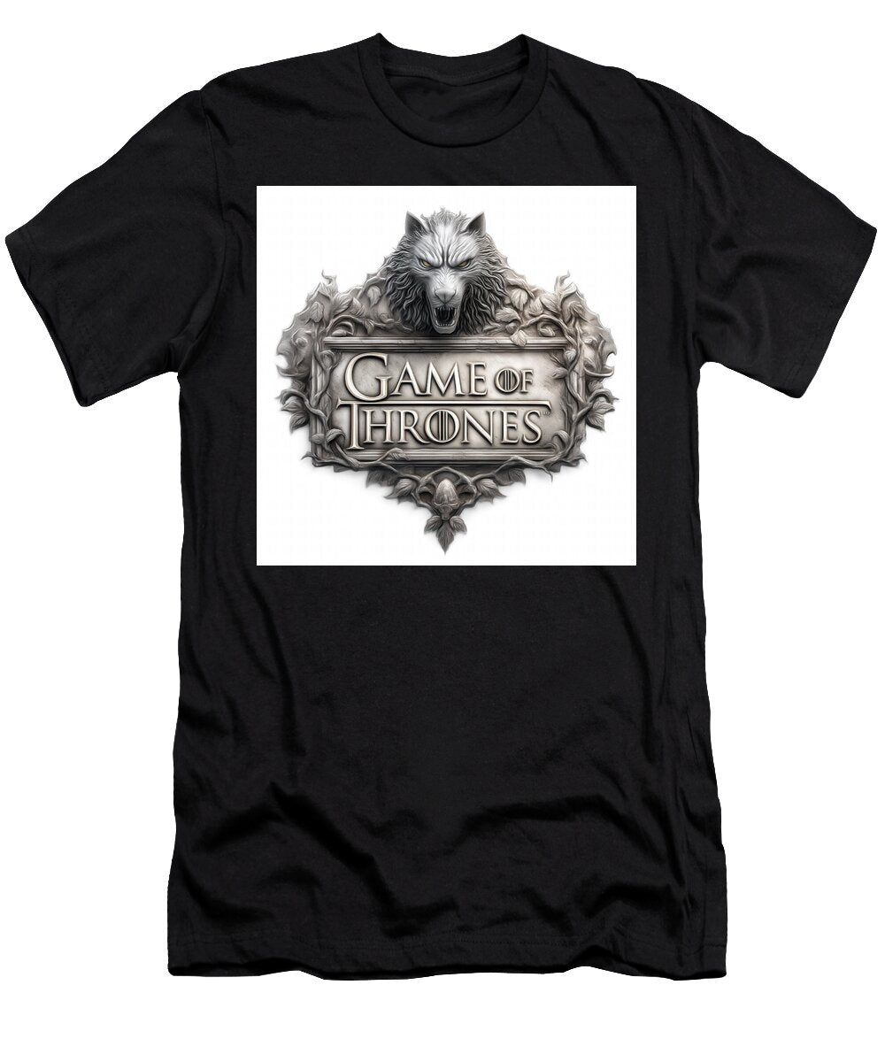 Game of Thrones Wolf Emblem Wes and Dotty Weber T-Shirt