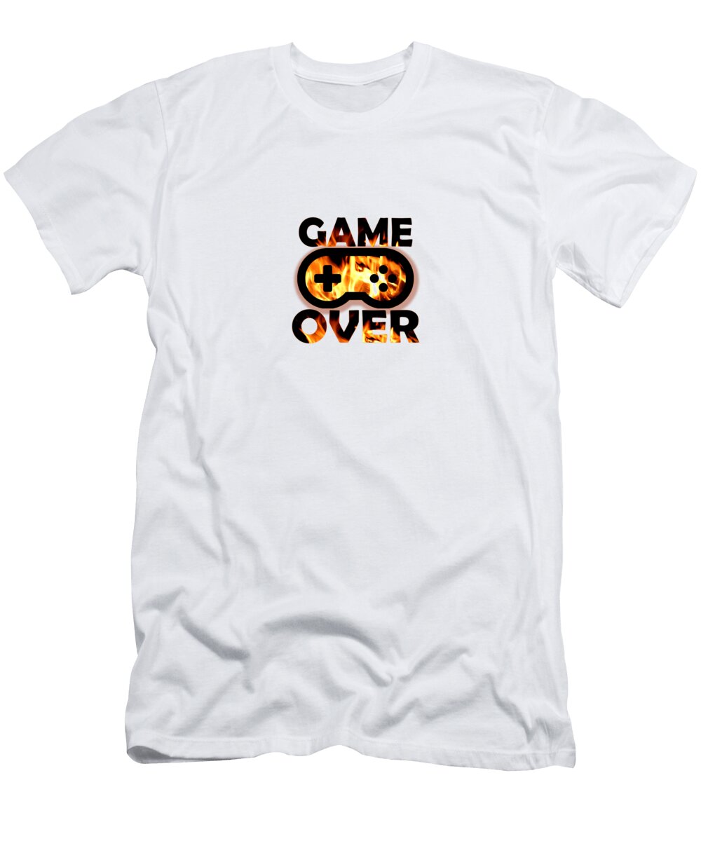 Game Over Flames P Jeff Smith and Bri Lou T-Shirt