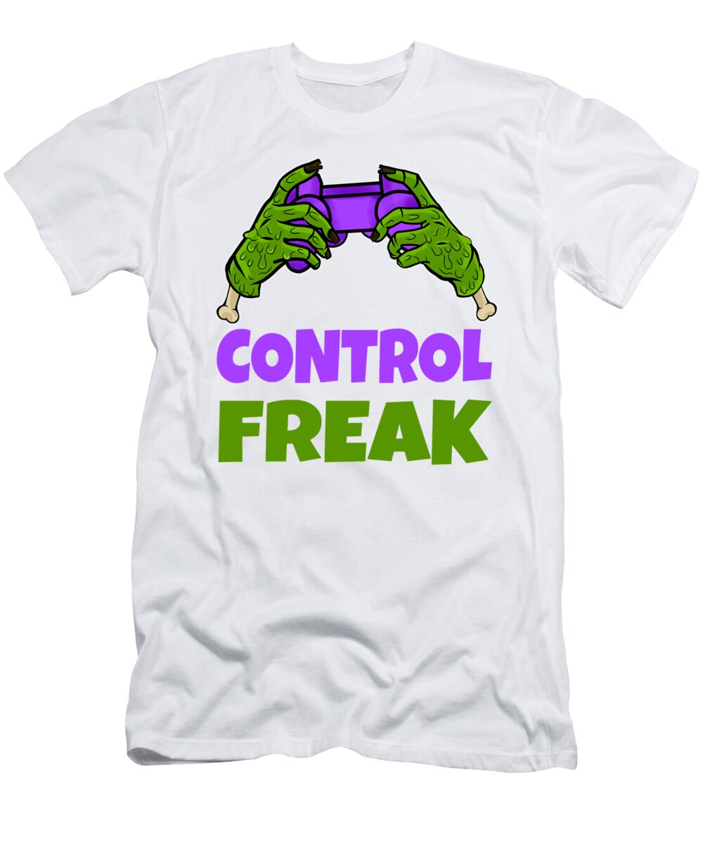 Gamer Control Freak Design Muzette Casas T-Shirt