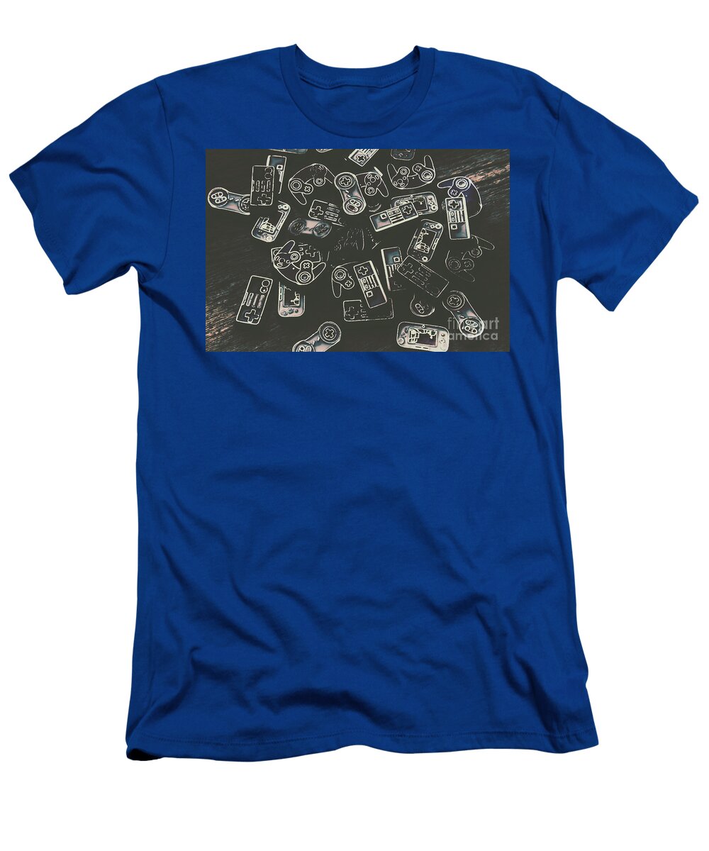 Gamers of Arcade Jorgo Photography Wall Art Gallery T-Shirt