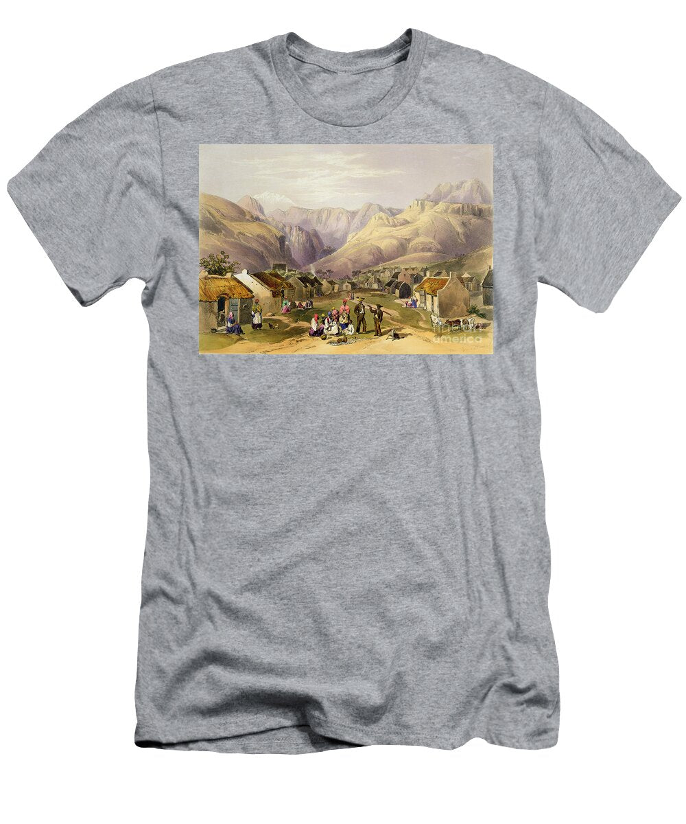 Genadendal Plate 9 From the Kafirs Illustrated Engraved By J Needham 1849 George French Angas T-Shirt