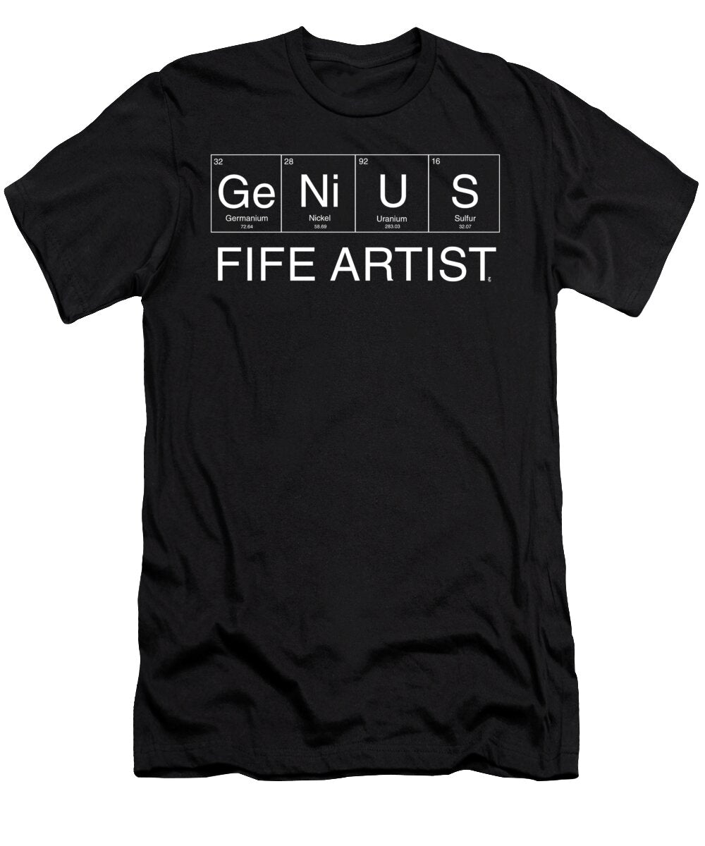 Genius Fife Artist Table of Elements Musician Thomas Larch T-Shirt