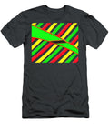 Geometric Rasta Groove Pattern Frantz Cialec T-Shirt
