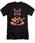 German Shepherd Playing Ukulele Cute Dog Music Sophie Eleanor T-Shirt