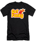 Get Funky 1970s Disco Funk Vintage Retro Neon Light Funky Henry B T-Shirt