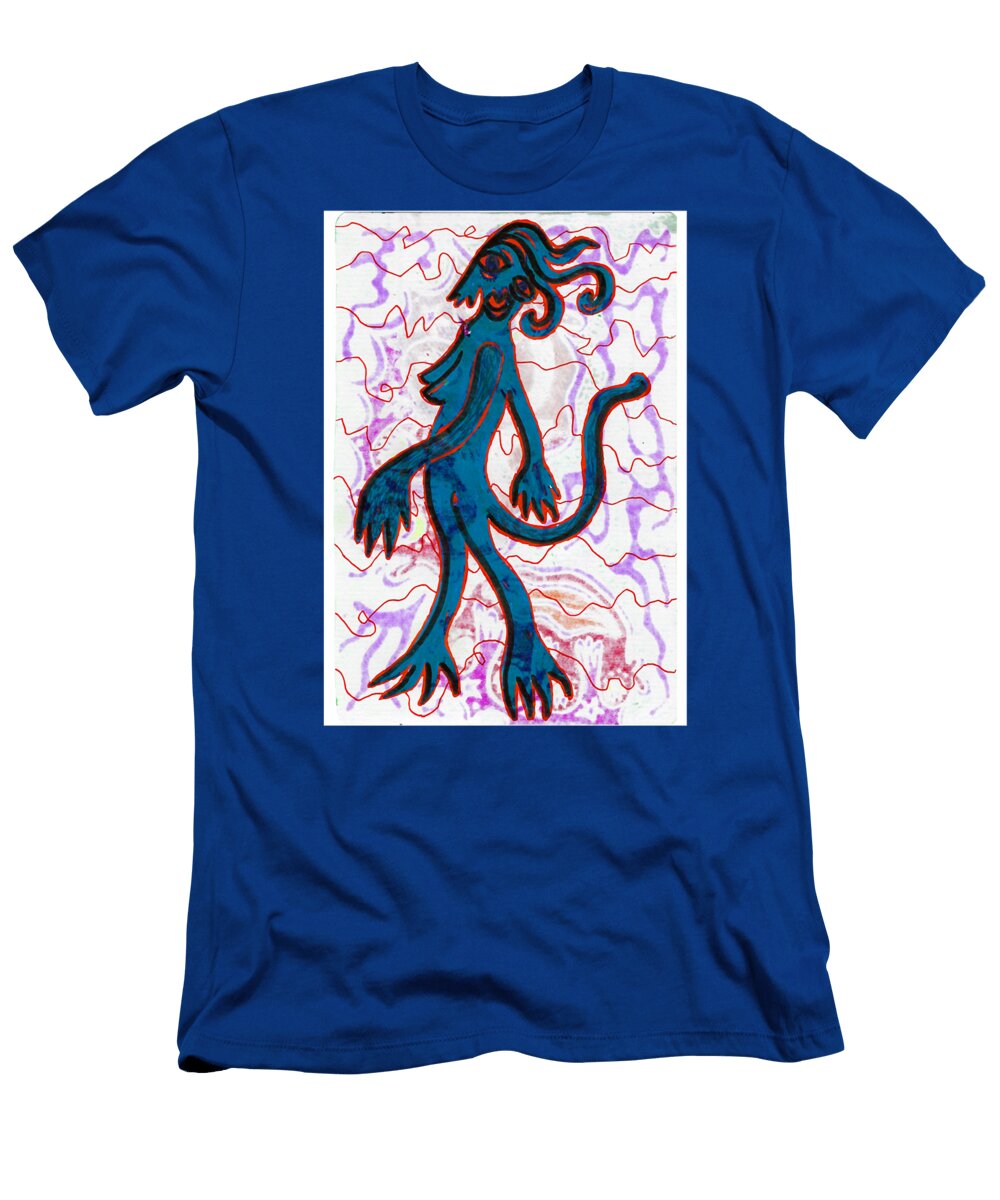 Gifts for Men Alien Lady Walking Douxie Grimo T-Shirt