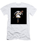 Girl with Pigtails a Staff and White Robes Herading Yuu T-Shirt